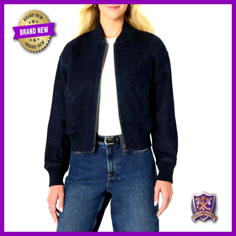 Relaxed Fit Bomber Jacket Water Repellent Polyester Padded Classic Modern